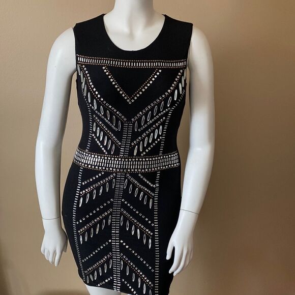 Fashion Nova Bodycon Dress w/ Jewels -Size XL - Picture 1 of 12